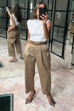 BELTED JUMPSUIT Outfit Minimalista, Zara Summer, Jumpsuit Outfits, Outfit Zara, Crochet T Shirts, Belted Jumpsuit, Zara Jumpsuit, Belt Jumpsuit, Jean Vest