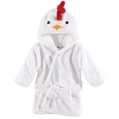 Hudson Baby plush hooded robe is made of super soft, cozy plush material to dry and warm baby after bath or pool time. Our cozy fabric will be the perfect robe to wrap your baby in after post-water activities. Our detailed animal hood designs are sure to make bath time more fun and adventurous. Baby Bath Robe, Red Chicken, Hooded Robe, After Bath, Hudson Baby, Hooded Towel, Animal Faces, Baby Warmer, Baby Bath