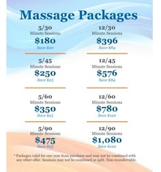 Massage Specials Ideas, Massage Business Ideas, Massage Membership Ideas, Massage Therapy Price List, How To Get More Massage Clients, How To Start A Massage Therapy Business, Becoming A Massage Therapist, Massage Therapy Add Ons