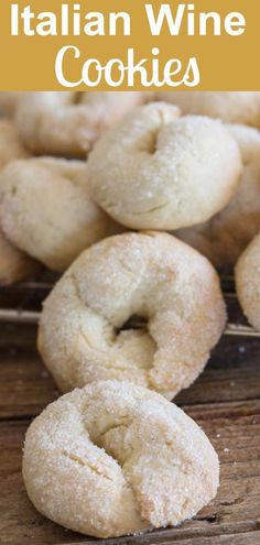 these italian wine cookies are delicious and easy to make