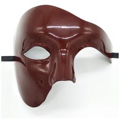 Phantom Of The Opera Half Man Face Red Mask! Nwt Mask Perfect For Cosplay Or Halloween Use New And Never Used Red Halloween Masks And Prosthetics For Costume Party, Red Halloween Costume Party Masks And Prosthetics, Red Halloween Costume Party Mask, Red Halloween Cosplay Masks And Prosthetics, Red Mask For Cosplay, Red Masks And Prosthetics For Costume Party And Cosplay, Red Masks And Prosthetics For Cosplay And Costume Parties, Red Masks And Prosthetics For Cosplay Events, Goth Mask