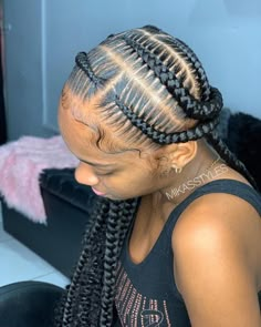 40 Creative Pop Smoke Braids Protective Hairstyles To Try Haircut Tip, Braided Hairstyles For Black Women Cornrows, Cute Box Braids Hairstyles, Feed In Braid, Girls Hairstyles Braids, Natural Hair Styles Easy, Girls Braids