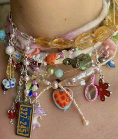 Raspberry Girl Aesthetic, Funky Aesthetic Outfits, Maximalism Jewelry, Phoebe Buffay Aesthetic, Trinkets Aesthetic, Maximalist Accessories, Indie Playlist, Kitsch Jewelry, Eclectic Accessories