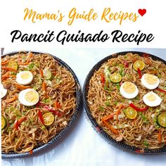 Pancit Guisado Recipe Pancit Guisado Recipe, Filipino Cuisine, Chicken And Shrimp