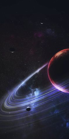 an artist's rendering of the planets in space