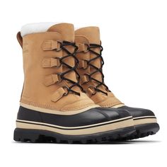 Often imitated but never equaled, the original Sorel Caribou II boot features a nubuck leather upper with waterproof construction, seam-sealing and a removable ThermoPlus felt inner boot for warmth, comfort and protection in cold and wet winter weather. Construction: Seam-sealed waterproof construction Waterproof nubuck leather upper Removable 9mm ThermoPlus felt InnerBoot Sherpa Pile snow cuff 25mm bonded felt frost plug Handcrafted waterproof vulcanized rubber shell SOREL AeroTrac non-load Dsmp Character Design, Scandinavian Wardrobe, Best Fall Shoes, Winter Boots Women Fashion, Fall Shoes For Women, Sorel Mens Boots, Sorel Caribou Boots, Sorel Caribou, Biker Look