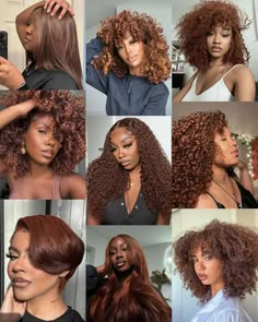 Honey Blond On 4c Hair, Hair Color 6 Brown, Fall Brown Hair Color Black Women, Hair Color Ideas For Afro Hair, Natural Hair Fall Colors Black Women, Copper Hair Natural Black Women, Cinnamon Brown Sew In, Curly Hair Color Ideas Brown, Brown Hair Colors For Curly Hair