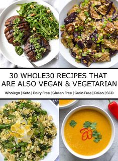 30 whole 30 recipes that are also vegan and vegetarian