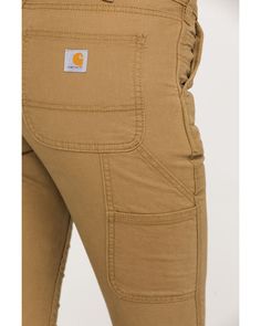 Carhartt Women's Slim-Fit Crawford Pants , Tan Women In Construction Outfits, Women In Construction, Construction Fashion, Construction Outfit, Farm Work, Hiking Clothing, Hiking Fits