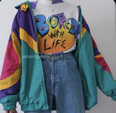 90s Neon Aesthetic Outfit, 80s Aesthetic Outfits Colorful, Neon Core Outfit, Hyper Pop Aesthetic Outfit, Colorful Vintage Aesthetic Outfits, Colorcore Outfit, Arcadecore Aesthetic Outfit, 80s Aesthetic Retro Outfits, Colorful 80s Outfits