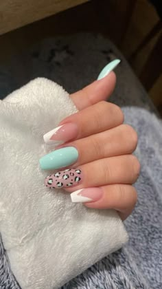 Gel Nails Long, Nails Acrylic Coffin, Mint Green Nails, Mint Nails, Nail Looks, Modern Nails, Acrylic Coffin, Cute Gel Nails, Nails 2020