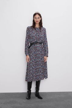 23 of the Best-Selling Dresses at Zara Right Now | Who What Wear Knitwear Style, Lazy Girl, Floral Print Midi Dress, Print Midi Dress, Polka Dot Blouse, Printed Midi Dress, Floral Midi Dress, Favorite Dress, Womens Midi Dresses