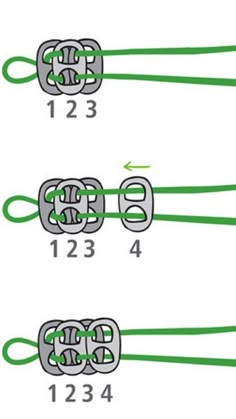 the diagram shows how to tie an object in order to make it look like they are connected