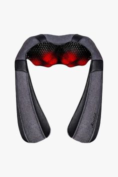 A gray neck massager with a heated center Neck Massager, Back Massager, Fathers Day Presents, Deep Tissue Massage, Rest And Relaxation, Neck Massage, Deep Tissue, Get Well Soon, Get Well