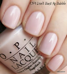 catdoccannon: OPI Don't Burst My Bubble Bubble Burst, Gel Manicure Colors, My Bubble, Manicure Colors, Gel Nail Colors, Opi Nails