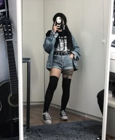 Moda Ulzzang, E Girl Style, E Girl Outfits, Alt Outfits, Aesthetic Grunge Outfit, E Boy, E Girl, Style Clothes