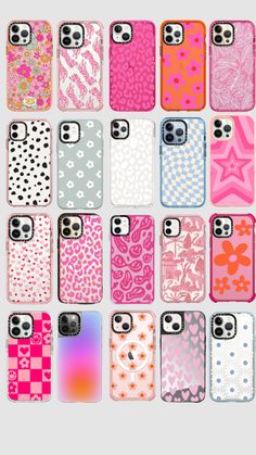 many different colored cases are arranged in the shape of an iphone 6s / 5