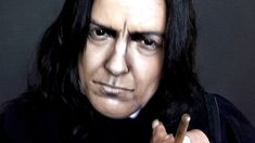 Severus Snape Makeup Look, Severus Snape Costume, Hollowen Costume, Severus Snape Funny, Snape Portrait, Severus Snape Fanfiction, Severus Snape Photo, Snape Costume, Snape Funny