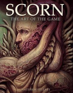 the book cover for scorn, the art of the game by matt pellet