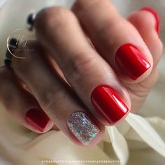 Crazy Nails, Gorgeous Nails, Red Nails, Short Nails, Fashion Nails, Makeup Nails, Nails Inspiration, Acrylic Nails, Beauty Hacks