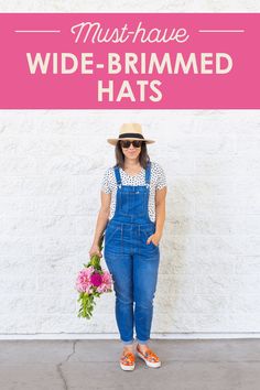 The best wide-brimmed hats for every day are here! See our picks for the most affordable hats that will look good with almost anything while stepping up your spring and summer style! #hats #hatsforwomen #strawhat #womensfashion #ontrend #trendingfashion #trendingnow #everydaystyle #everydayfashion #momstyle