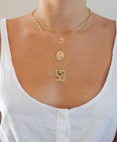 Wear solo or layer up with this statement chain. Gold overlay. 16" chain with 2” extender Handmade just for you in our Costa Mesa, CA studio. Chic Jewelry With Chain Detail, Chic Chain Jewelry For Everyday, Chic Everyday Jewelry With Chain Details, Chic Everyday Chain Jewelry, Trendy Jewelry With Adjustable Rectangular Chain, Trendy Rectangular Jewelry With Adjustable Chain, Chic Rectangular Necklace With Adjustable Chain, Trendy Square Pendant Necklace With Adjustable Chain, Everyday Jewelry With Square Pendant Chain