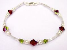 christmas pattern bracelet Handmade Jewellery Homemade Jewelry, Jewellery Homemade, Handmade Gemstone Jewelry, Handmade Beaded Jewelry, Homemade Jewelry, Gemstone Jewelry Handmade, Jewelry Images, Jewelry Beaded, Healing Jewelry