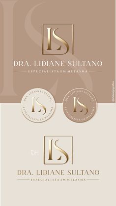 the logo for an italian restaurant, with gold and silver foil on it's side