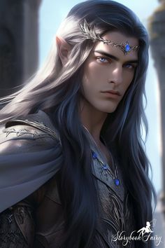 Eldas - A Deal with the Elf King (Married to Magic Novels by Elise Kova) - AI Art by StorybookFairy Male Elf, Elf King, Elf Man, Elves Fantasy, Elf Art, Character Inspiration Male, King Art, Fantasy Male, Arte Fantasy