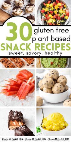 30 gluten free plant based snack recipes