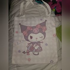 Brand New My Melody And Kuromi Tote Bag! Harajuku Style Pink Everyday Bag, Pink Harajuku Style Tote Bag, Harajuku Style Pink Tote Bag, Kawaii Pink Bag For Gift, Pink Harajuku Style Tote Shoulder Bag, Cute Design Tote Bag For Daily Use, Pink Harajuku Style Shoulder Bag For Everyday, Pink Shoulder Bag With Cute Design For Everyday Use, Pink Kawaii Bags For Daily Use