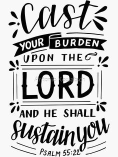 an image of the bible verse with hand lettering