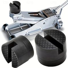 an image of a tool set up on a white background with clippings and wheels