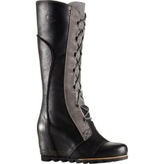 Sorel Wedge Boots, Knee High Wedge Boots, Womens Waterproof Boots, Wedge Heel Boots, Sorel Boots, Winter Boots Women, Shoe Obsession, Leather Wedges, Wedge Boots