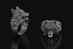 Title: Men's & Women's Silver Alpha Wolf Ring Unisex Animal Jewelry Birthday Gifts For Her, Him Womans Ring Gold Plated Accessory It is completely ideal for daily use with an oxidized, polished, or gold finish on 925 sterling silver! Don't forget to choose the finish before you've made the purchase 🤗. - In the cause of loss & safer delivery; I would appreciate it if you left a mobile phone number just after the order 🙏. - All of our products are handmade and their materials are 925 ste Alpha Wolf, Wolf Ring, Dragon Bracelet, Birthday Jewelry Gift, Animal Jewelry, Gold Finish, Birthday Gifts For Her, Women Rings, Gold Rings