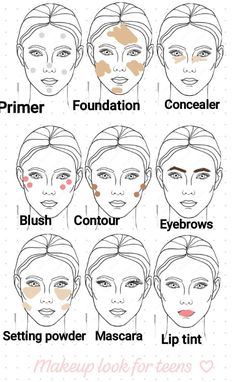 Makeup Looks Steps, German Makeup, Easy Makeup For Beginners, Basic Makeup For Beginners, Makeup Routine Guide, Teen Makeup, Makeup Routines, Fall Makeup Trend, Makeup Order