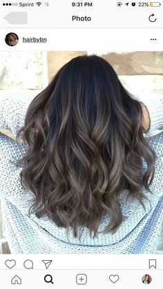 The highlights I want Hair Color Flamboyage, Ash Hair Color, Blond Balayage, Brunette Color