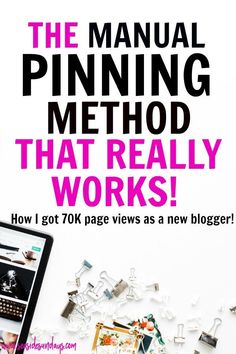 the manual for pining method that really works how i got 70k page views as a new blogger