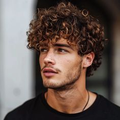 Discover effortless curly hairstyles for men that are easy to maintain. Visit our site for quick styling tips and tricks. Save this pin for hassle-free grooming ideas. #MaleCurlyHairstyles #EffortlessCurls #MensHaircut #CurlyHairIdeas #HairstyleInspiration Curly Hairstyle Men Medium, Mens Curly Hairstyles Medium Mid Length, Medium Curly Hair Styles Men, Curly Hair Ideas Men, Highlights On Curly Hair Natural Curls, Mid Length Curly Hair Men, Curly Pompadour, Curly Haircuts For Men, Male Curly Hairstyles