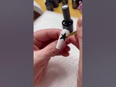 How to do star nail art! #nailart #nailsinspiration #nailsnailsnails #nails - YouTube Nail Stickers Designs, Nail Art Simple, Acrylic Nail Supplies, Star Nail Designs, Nail Decals Diy, Mauve Nails, Drawing Stars, Star Nail, Nail Design Video