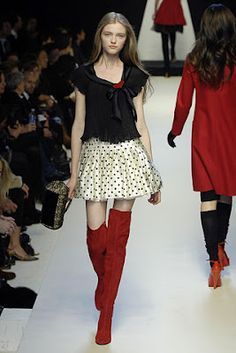 2000s Models, Autumn Angel, 2006 Runway, Vintage Moschino, Moschino Dress, Moschino Cheap And Chic, Red Dress Style