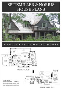 the front and back side of a house plan