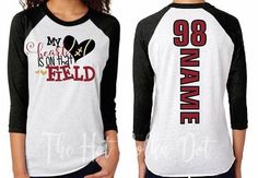 Sports Shirts Ideas, Womens Football Shirts, Football Life, Baseball Stuff, Girlfriend Shirts