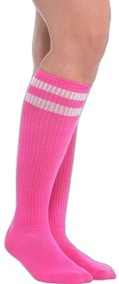 Sporty Pink Sports Socks, Sporty Pink Socks For Sports, Pink Sports Socks, Pink Casual Sports Socks, Sporty Thigh High Socks, Trendy Pink Knee-high Leg Warmers, Trendy Pink Thigh High Socks, Trendy Sports Socks For Spring, Sports Socks For Spring