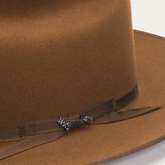 Cognac Rugged Brown Fedora For Ranch, Stetson Open Road Outfit, Stetson Open Road Mens Fashion, Brown Felt Ranch Hat, Open Road Hat, Stetson Open Road Hat, Stetson Open Road, Stetson Hat, Branding Iron