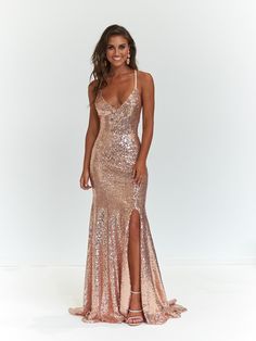 Rose Gold Prom Dresses, Rose Gold Formal Dress, Rose Gold Prom Dress, Neon Prom Dresses, Gold Formal Dress, Sparkly Prom Dress, Rose Gold Dress, Gold Prom Dresses, Sequin Prom Dresses