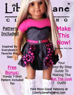 a magazine cover with a doll on it's front page and the caption, make this now