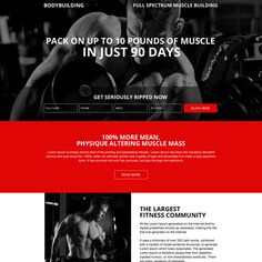 an image of the gym website