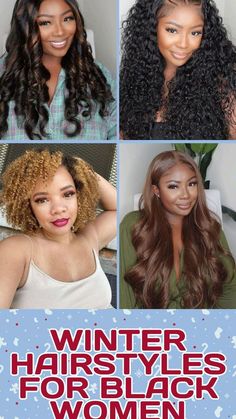 Coily Hair, Winter Hairstyles, Black Women Hairstyles, Black Women