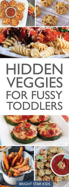 the cover of hidden veggies for fussy toddlers